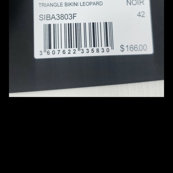 ZADIG & VOLTAIRE Leopard Print Bikini Top & Bottom Set sz 42 new in bag - Picture 5 of 5